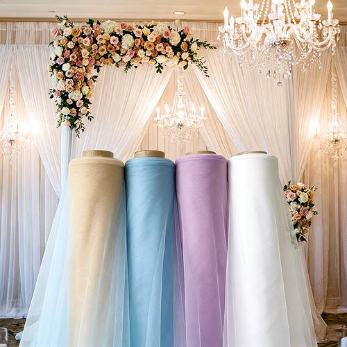 single roll white decorations extra long 90 meters 3543 3in 295 27ft and in multiple sizes suitable for wedding arch and curtain decoration birthday party arrangement table festival celebrations parties