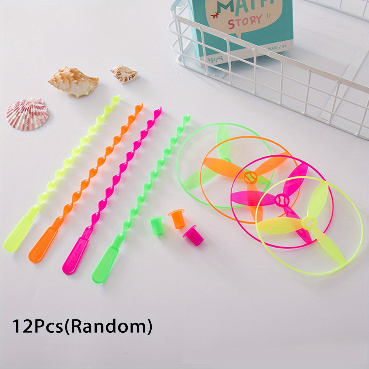 Image of 12/36pcs Hand-pushed Flying Saucer Toys, Outdoor Flying Toys, Children's Competitive Toys For Kids Birthday Party Christmas Halloween Gifts Novelty Toy Classroom Prizes Holiday Gifts (random)