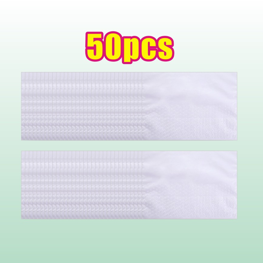 TEMU 50pcs Disposable Garbage Bag Filters, Creative Self-standing Multifunctional Kitchen Drain Bags| Tough And Easy To Throw| Pe Material Durable|