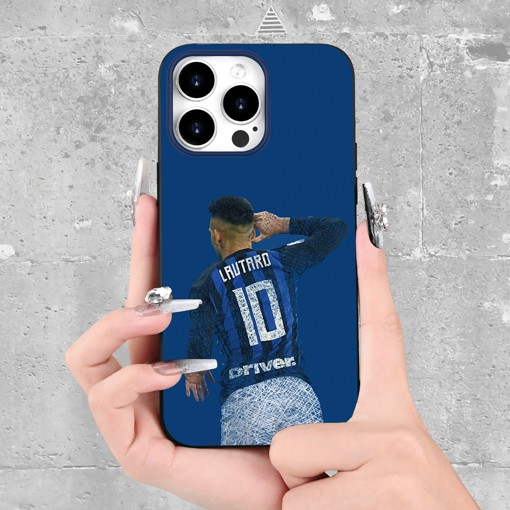 TEMU Phone Case - A - Italian Style Martinez | Italian Football Style - Durable And Long-lasting | Camera Hollow-out | Shockproof And Drop-proof |