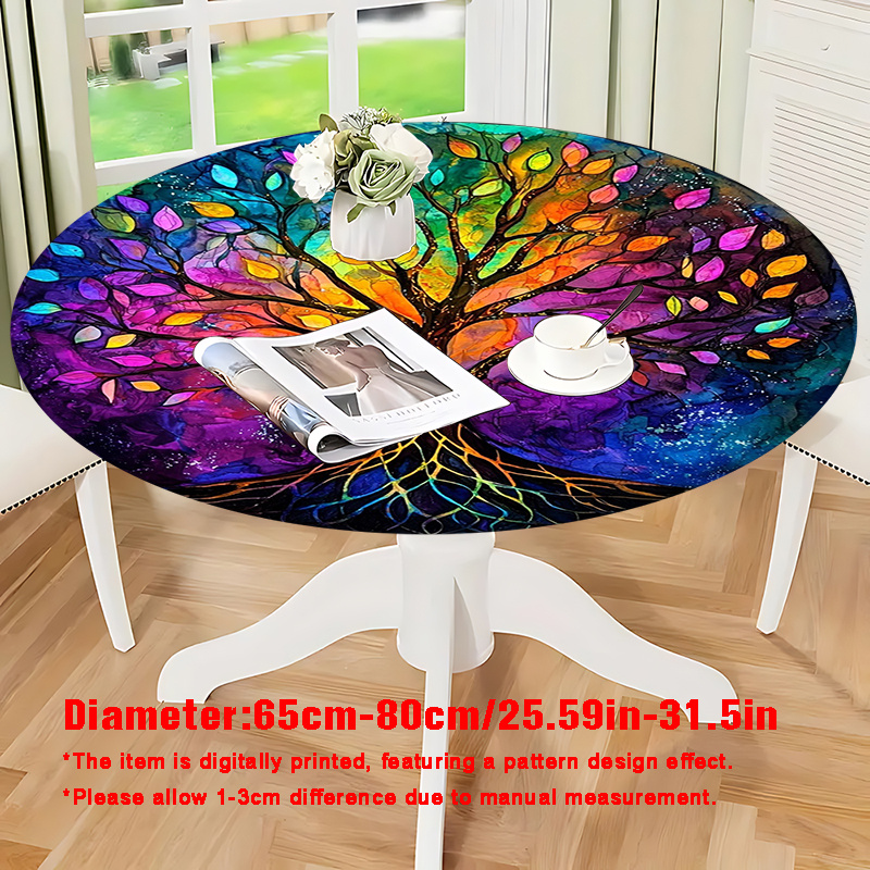TEMU 1pc Mantel con Tema Árbol de - Regalo Festivo, Uso Multiusos para BBQ, Picnic, Fiestas y Decoración en Cocina o Habitación