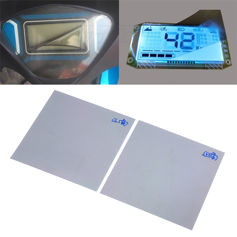 TEMU 2pcs 9*9cm Universal Lcd Electric Vehicle Polarized Film Image Display Screen Watch Battery Car Large Cell Phone