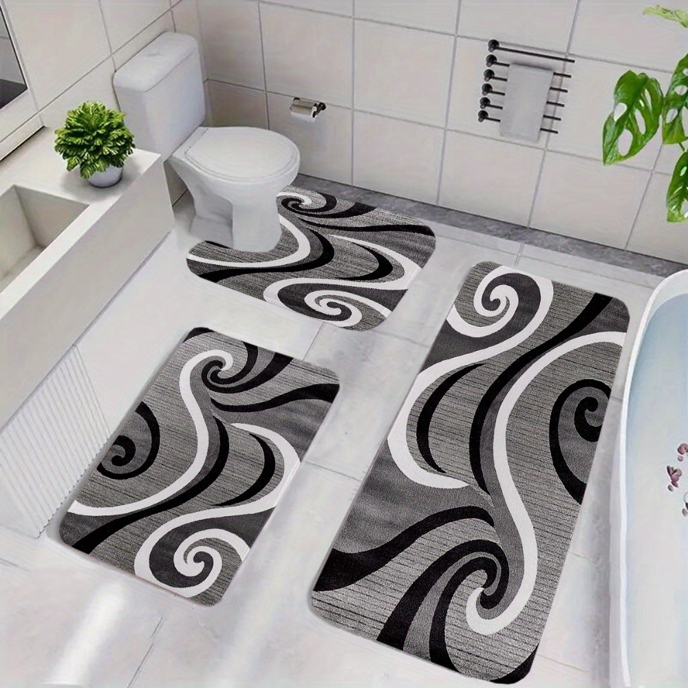 4 teiliges badezimmerteppichset