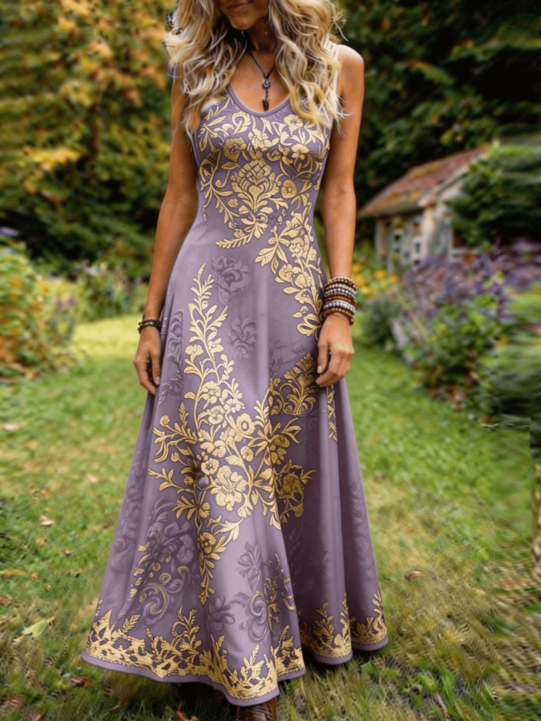 lavender dress women sold on Temu United States