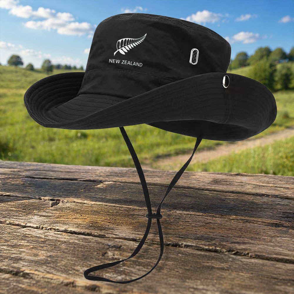 TEMU 1pc New Zealand Silvery Fern Unisex Outdoor Casual Hat, Climbing Hat - Sports, Cycling, Fishing, Hiking, And Camping - Beach Hat - Men's Casual
