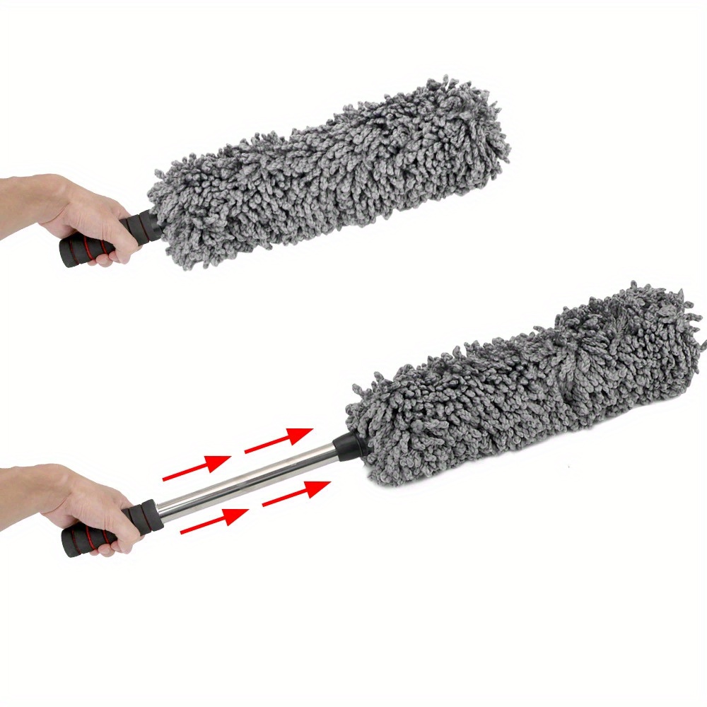 Universal Car Duster Brush Made of Soft Microfiber for Cleaning And Polishing Dirt And Dust from Vehicles