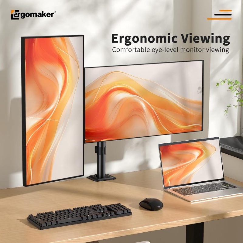 dual monitor arm sold on Temu Australia