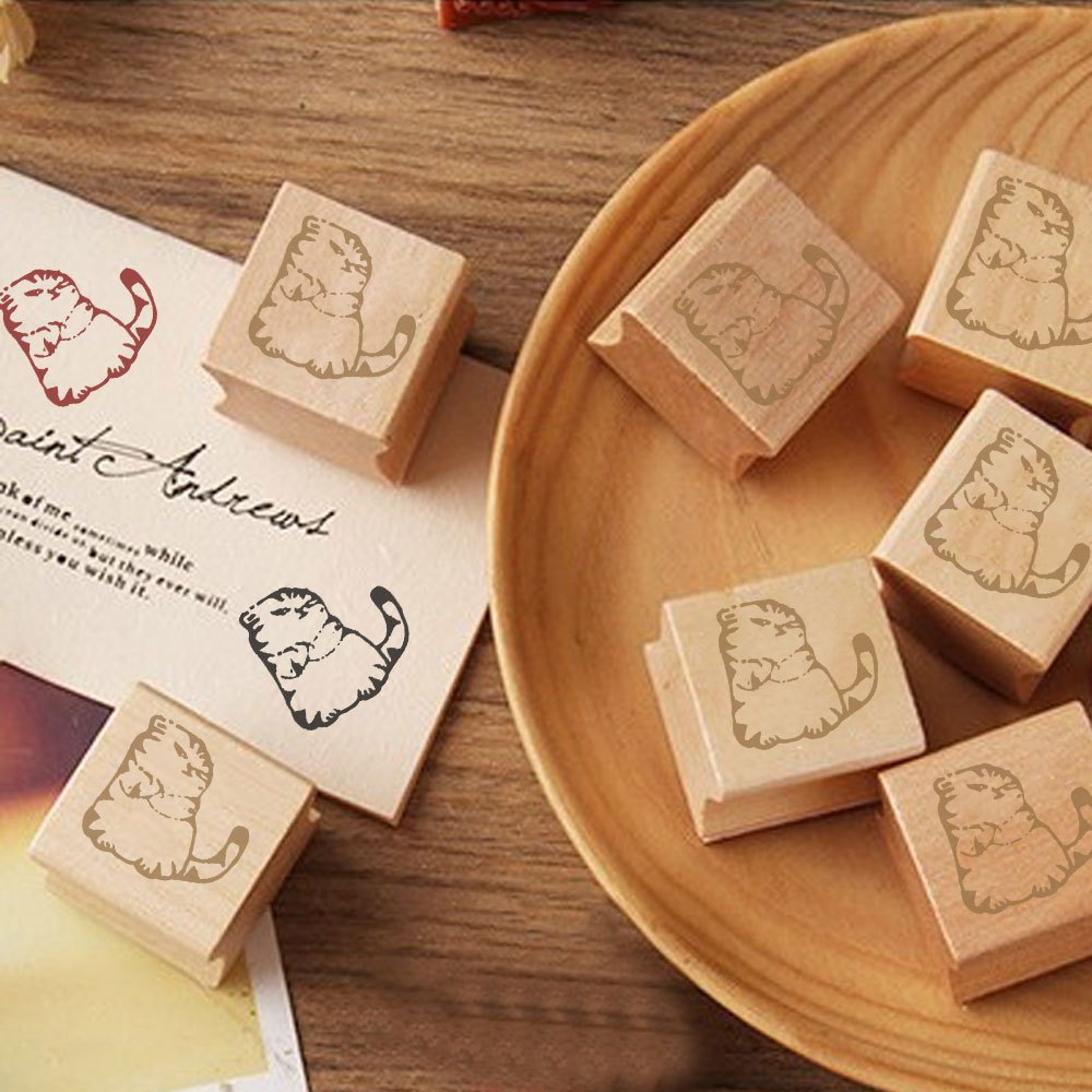 Wooden Decorative Stamp for Creative Stationery