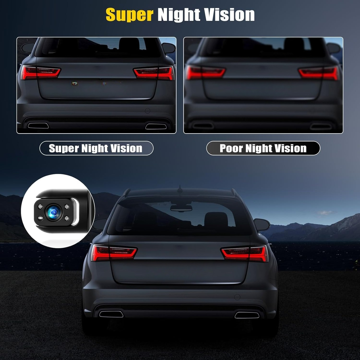 4 channel 360 dash cam for cars with front rear inside cameras night vision parking monitor continuous loop recording compact dash camera suitable for cars trucks rvs buses driver warning system 4