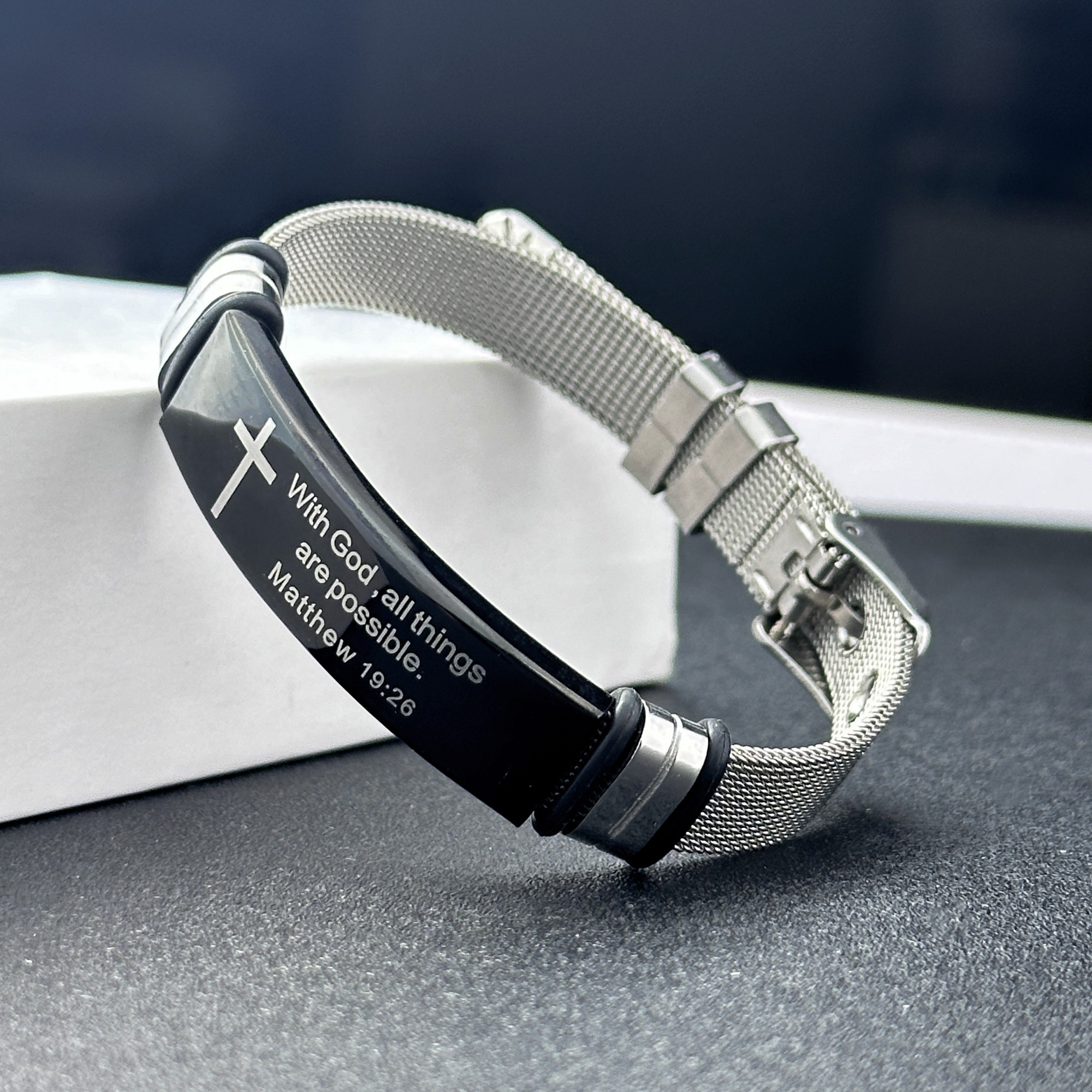 Stainless Steel Adjustable Bracelet for Men and Women