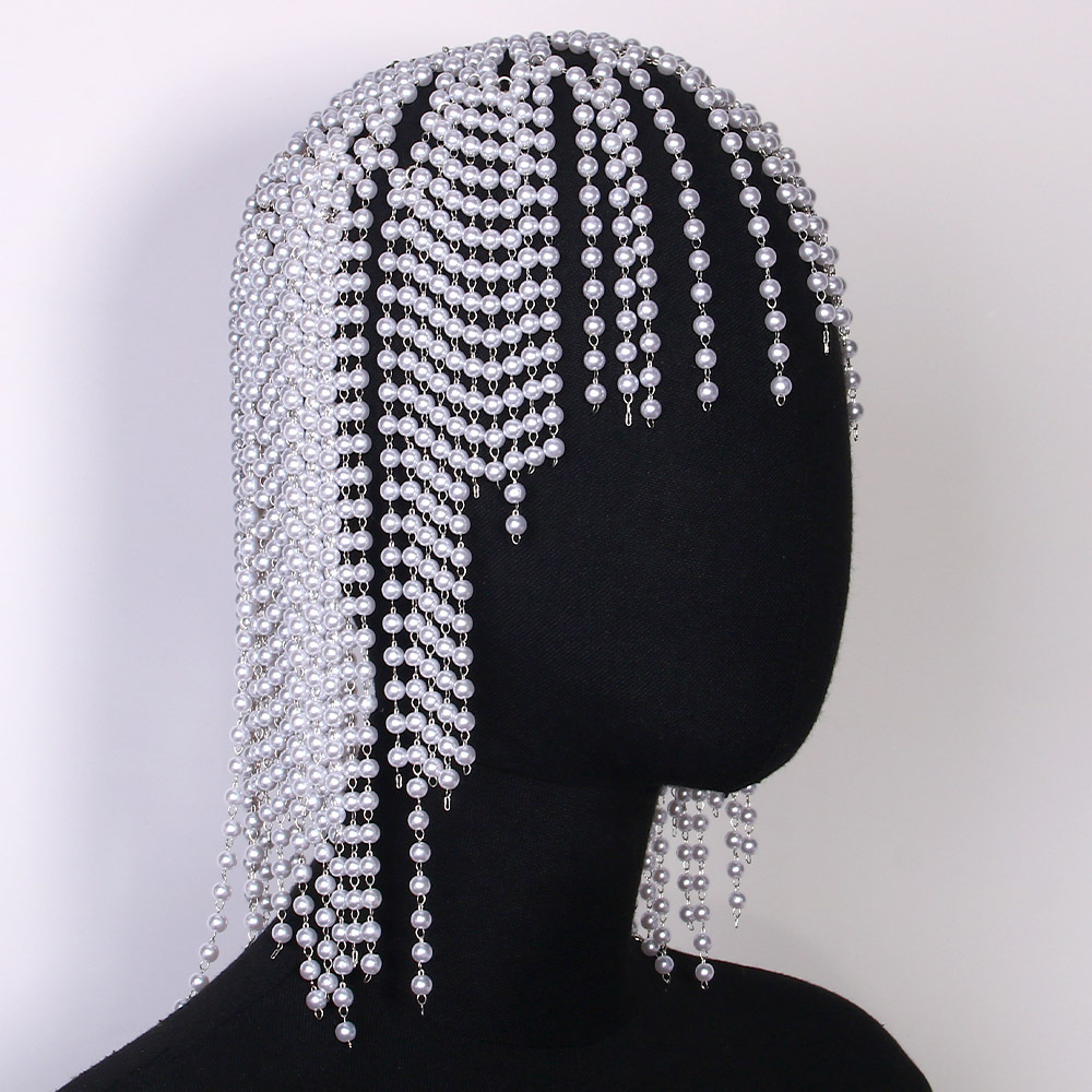 High-End Tassel Headpiece for Brides