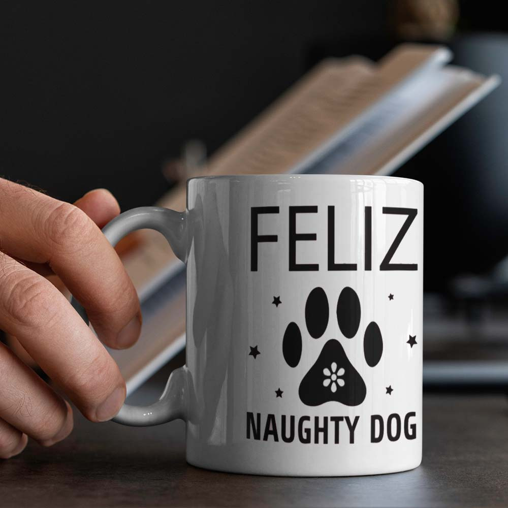 1pc ceramic coffee mug     food contact safe no electricity needed ideal for office camping dining christmas gift for dog lovers details 1