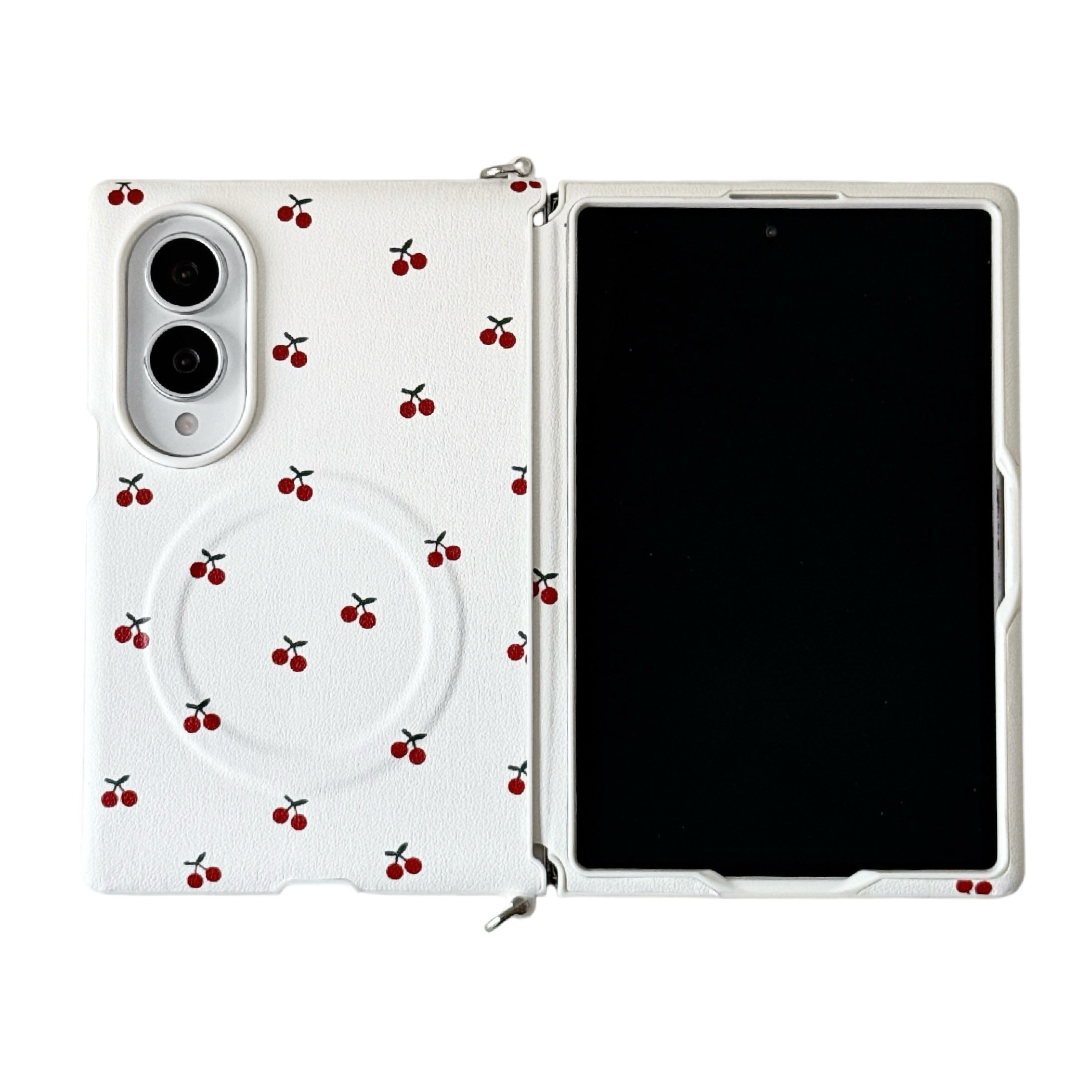 TEMU Phone Case - Magnetic Stand Hand Strap Applicable Korean Galaxy Z Fold 8 Phone Case Protective Cover Galaxy Z Flip 8 Wide Folding Screen Flip Z