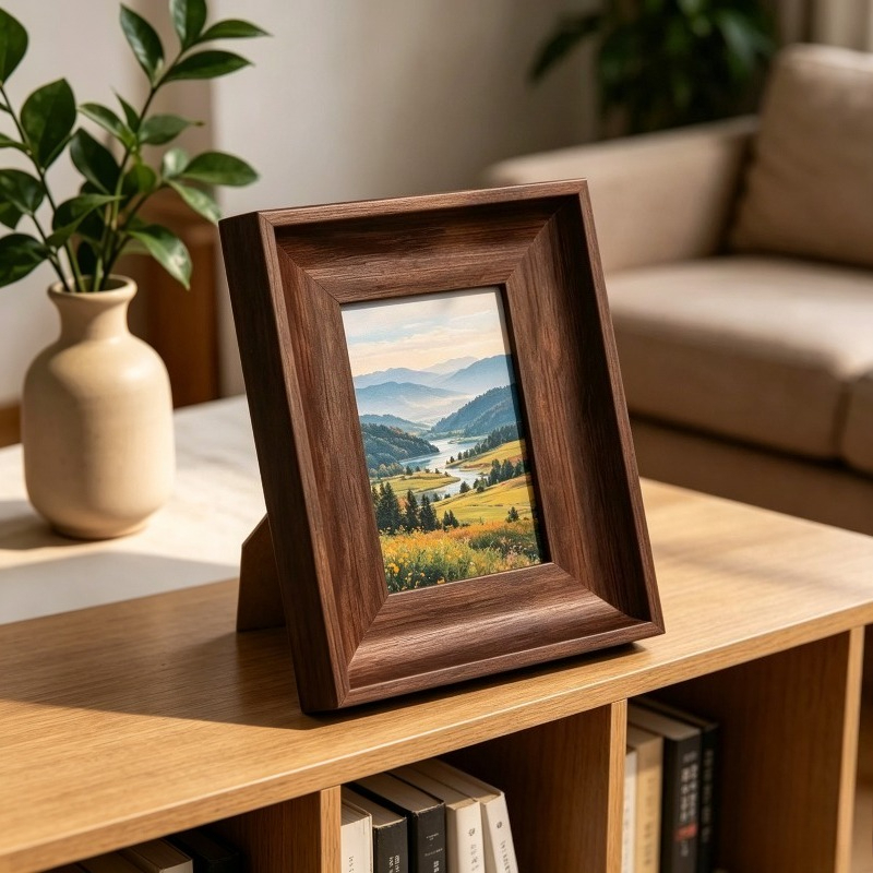 1pc Photo Frame, Suitable for 4x6 / 5x7 / 6x8 Photo Display, Light Luxury Couple Wedding Photo Frame for Living Room, Kitchen, Office, Bedroom, High-End Creative Photo Frame Decoration