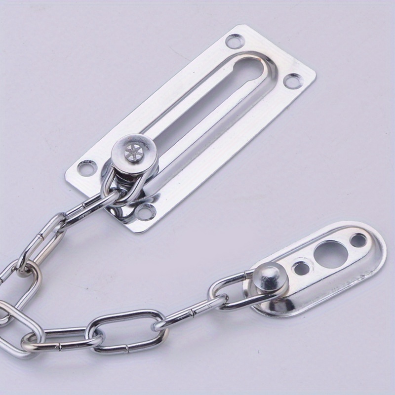 3pcs Stainless Steel Door Chain Lock Guard