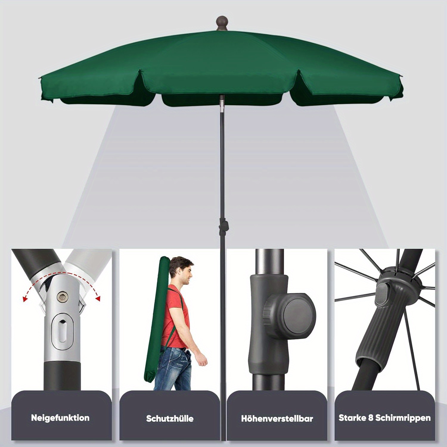 Sunula Parasol Balcony 200cm