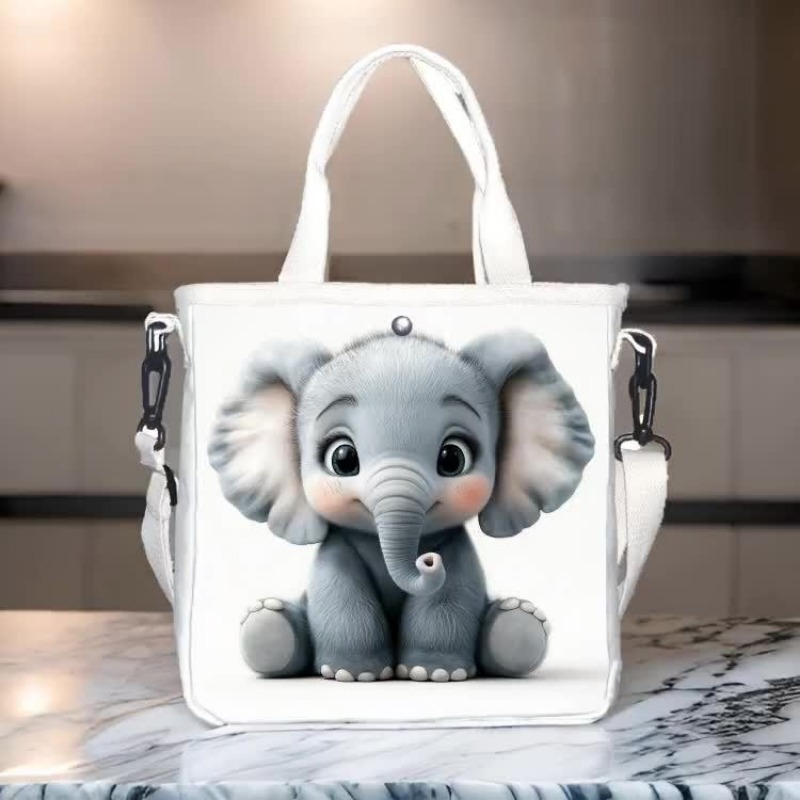 Cute Women's Fashionable Printed Bag, Universal Shoulder Bag, Adjustable Crossbody, Carrying Strap, Suitable For Daily Use, Travel, Shopping, And Daily Carrying, Making It For Holidays