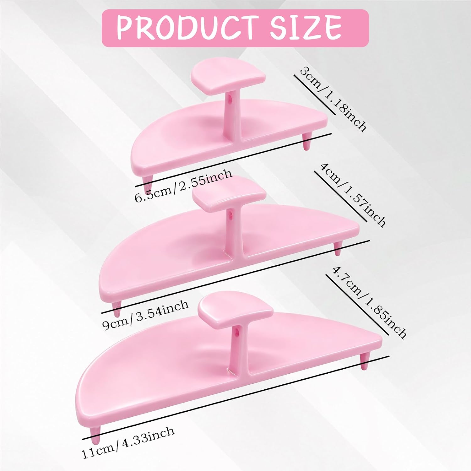 TEMU Lot de 3 moules façonneurs de bord uniforme pour gâteau, compatibles avec les couches de gâteau chiffon de 6 à 10 pouces, ensemble d'outils de