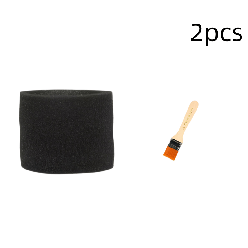 TEMU Lot de 2 pièces : 1 filtrant + 1 brosse de nettoyage, kit d'accessoires pour aspirateur, compatible avec les accessoires d'aspirateurs Shop Vac,