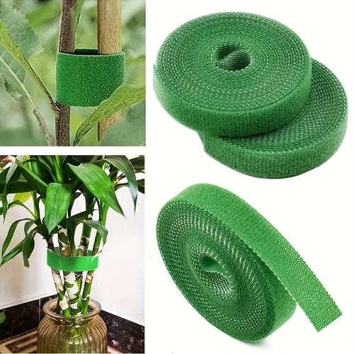 2 packs of nylon plant bandage ties reusable adjustable and soft for plant support and tomato wrapping length each durable and weather resistant garden tape for indoor and outdoor use
