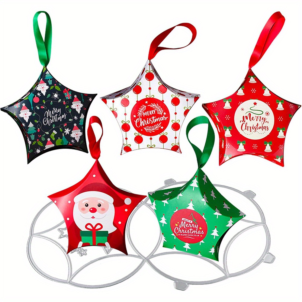 Weihnachtsmann Stempel Und Stanzform Set - DIY Silikonstempel Für Karten Und Scrapbooking