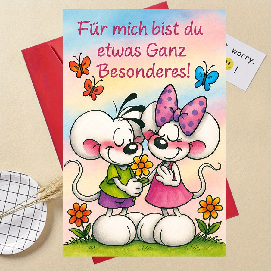 TEMU 1pc Funny Gifts " For Your One, Featuring A Sweet Couple And Message, Perfect For Celebrating Friendship, Love, Or Any Special Occasion!" School