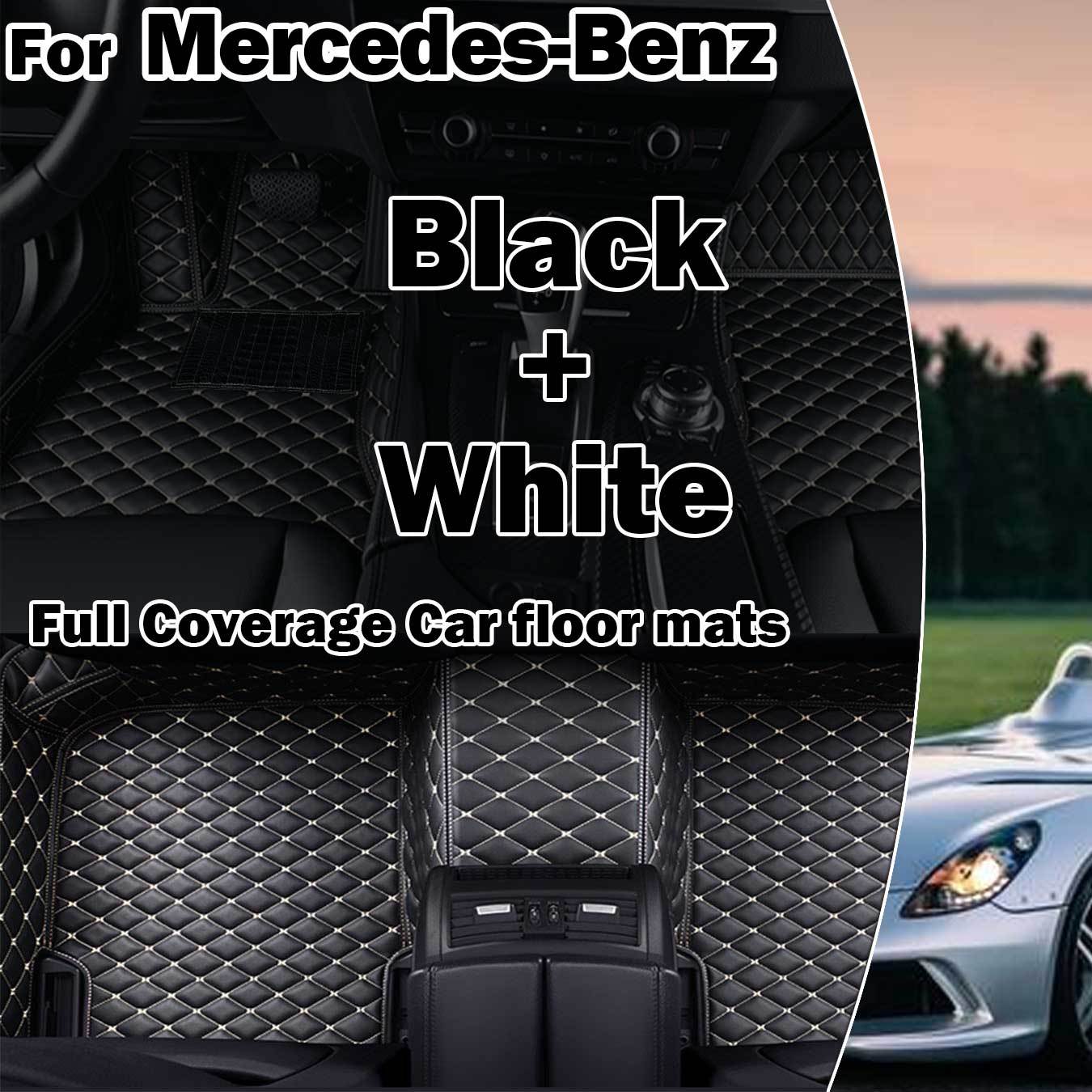 TEMU Universal Car Floor Mats Suitable For For Mercedes-benz Models Including The -class, , , , , , , , Cls, , Smart Slc, , Glc, S63l, , Ml, Sls, , ,