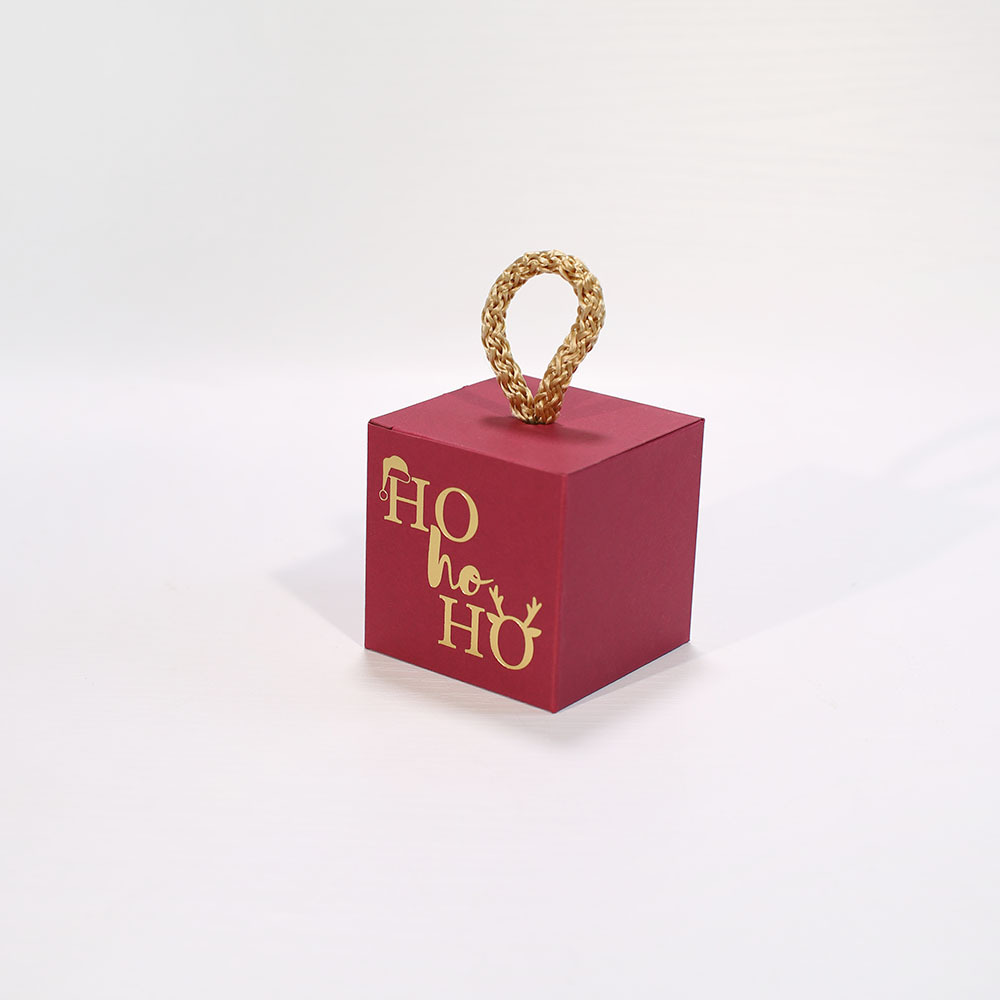 TEMU 10pcs Christmas Cube Gift Boxes With Rope Loop Handle, Red Green White And Paper Favor Boxes, Mini Holiday Gift Packaging For , Candy, Small