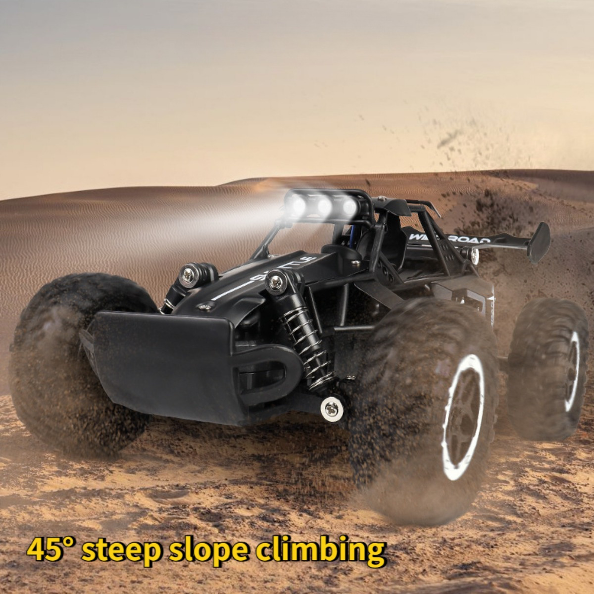 1:16 Scale All Terrain RC Off-Road Vehicle, 2.4GHz RC Kids Toy Car, Durable Alloy And Plastic, Fun Racing Car Model That Can Climb And Drift - Perfect As Party Favors And Holiday Gifts