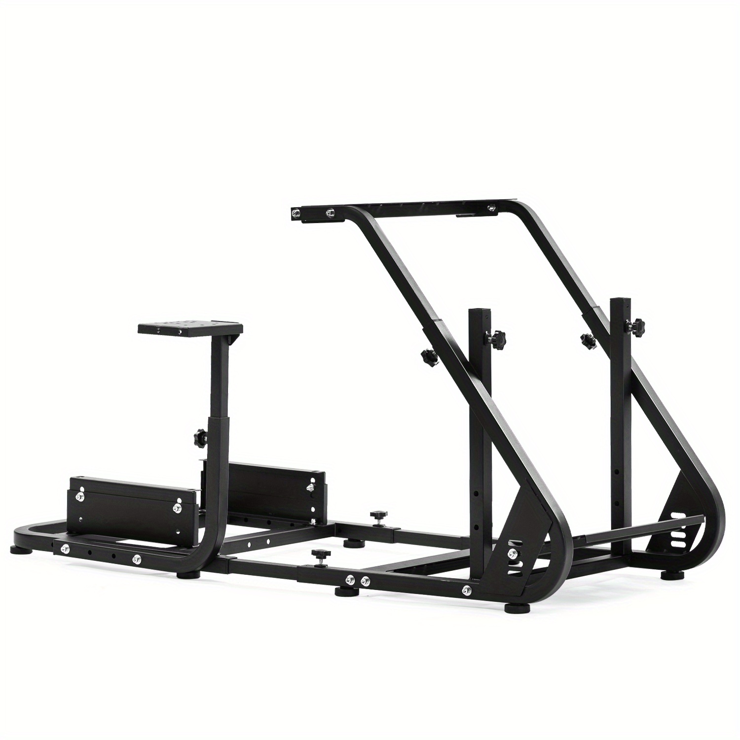 Minneer Racing Steering Wheel Cockpit With Reinforced Stabilization, Compatible With , Pxn, , And Logitech Devices. Adjustable Driving Simulator Stand For Tv, Excluding Wheel, Pedals, And