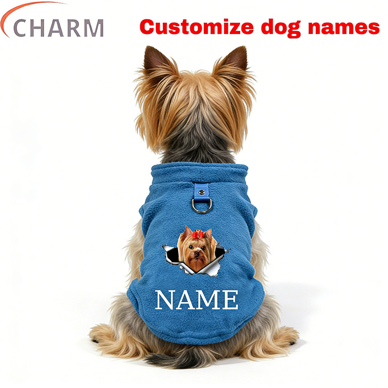 TEMU 3d Effect Yorkshire Terrier Ripped D-ring Dog Clothes, Lightweight And Comfortable Leash Vest, Small Dog Pet Apparel, Cat And Dog Gift