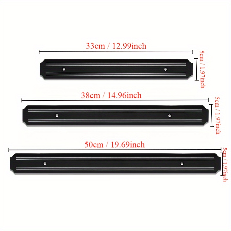 TEMU 1pc, Wall Magnetic Knife Holder, Magnetic Knife Bar, Kitchen Knife Strong Magnetic Knife Holder, Magnetic Knife Bar, Creative Magnetic Knife Bar, Kitchen Accessories 19.69in
