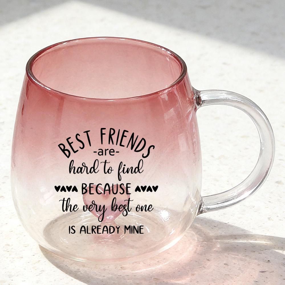 herzglas tasse