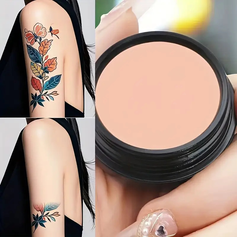 Waterproof Full Coverage Concealer - Suitable for All Skin Tones with a Matte End, Conceals And Dark Spots, Long-Lasting, Plant-Based Formula, Multi-Color, Compact Size, Perfect for On-The-Go Makeup