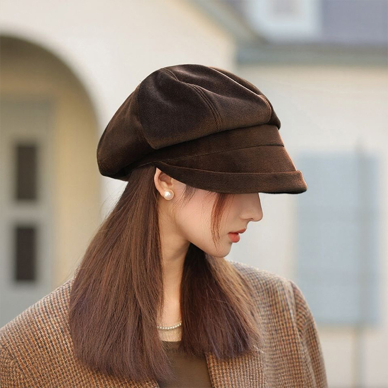 Wool Beret Bucket Hat for Winter Casual Wear Gsakboxl Bucket Hat Women Autumn Winter Fashion Soft Wool  main image 2