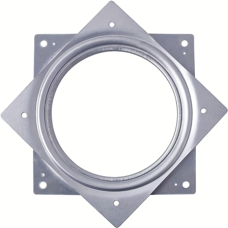 TEMU Two-pack Heavy-duty 15.24 Cm Rotating Trays - Load Capacity 226.8 Kg (bidirectional Rotation), Stainless Steel Construction, 360° Smooth