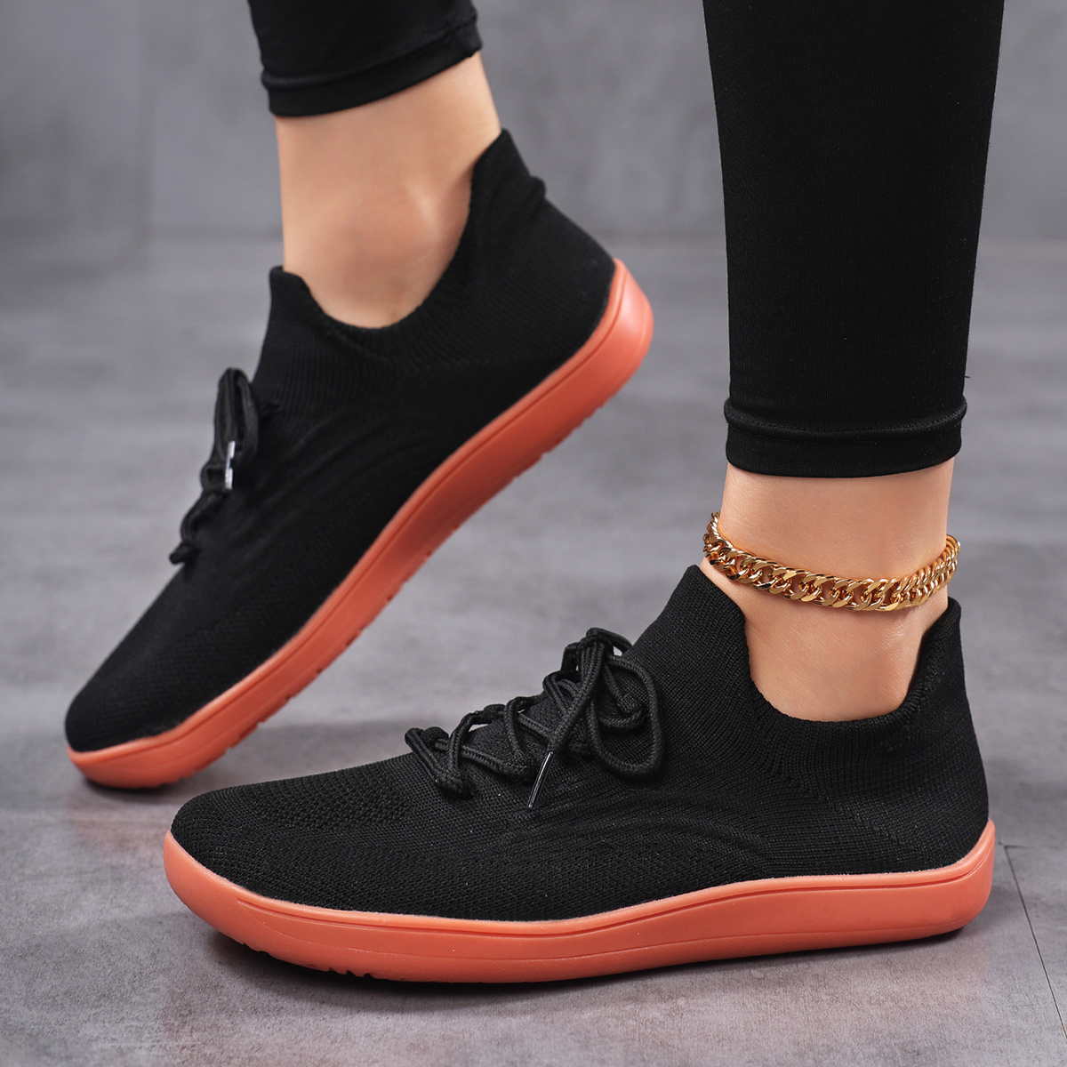 Women's Plus-Size Wide-Toe Running Sneakers for Comfort