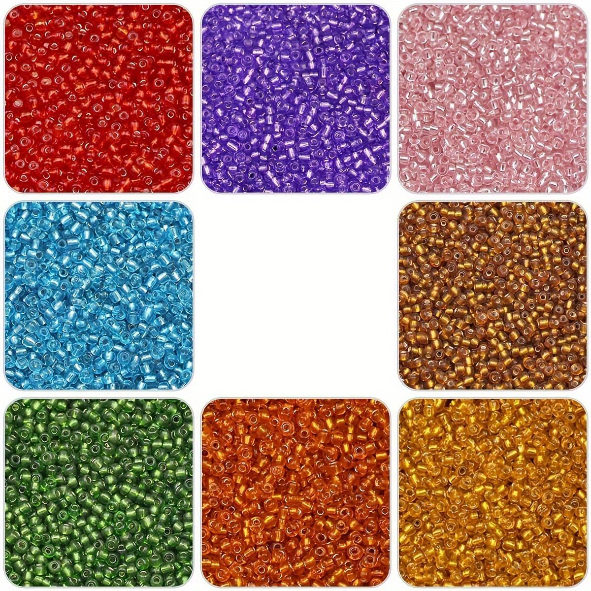 2998pcs Multi-Color Glass Seed Beads for Handmade Jewellery