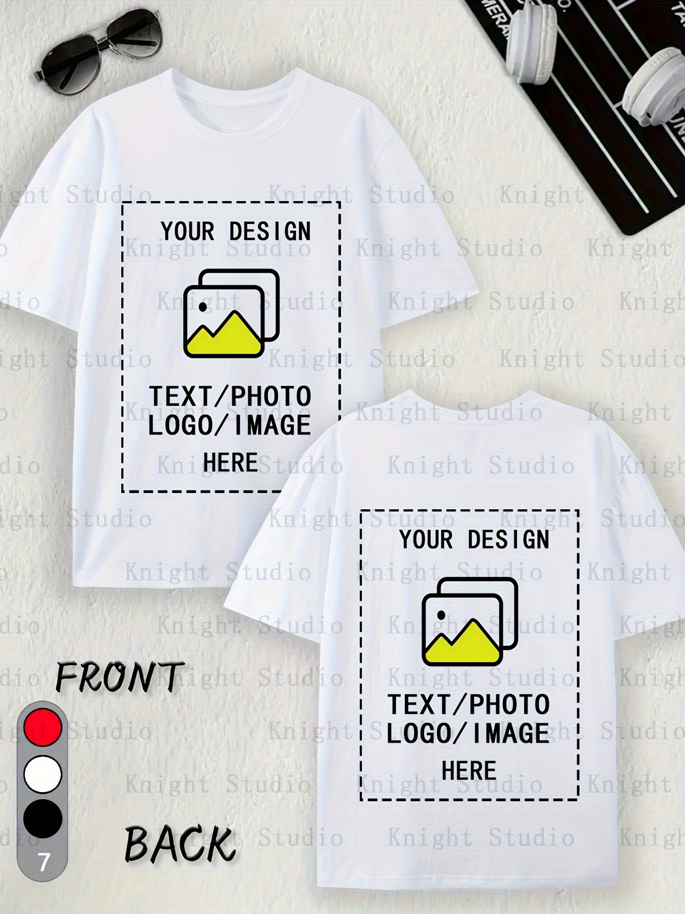 item picture custom t shirts personalized front and back double sided print t shirts   shirts add your image photos and designs unisex adult men and women universal size crew neck short sleeves soft comfortable casual workout fashion sportswear