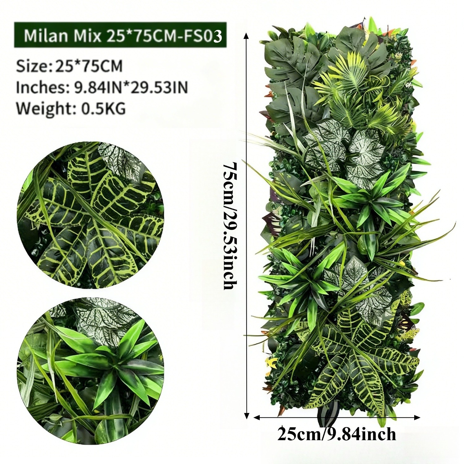 Image of 4 Styles Artificial Plant Combo - Realistic Textured Fern Woven Faux Plants. Recommended To Buy 2pcs. Ideal For Indoor & Outdoor Home Decor, Garden, Privacy Screen, Backyard, Plant Wall, And More