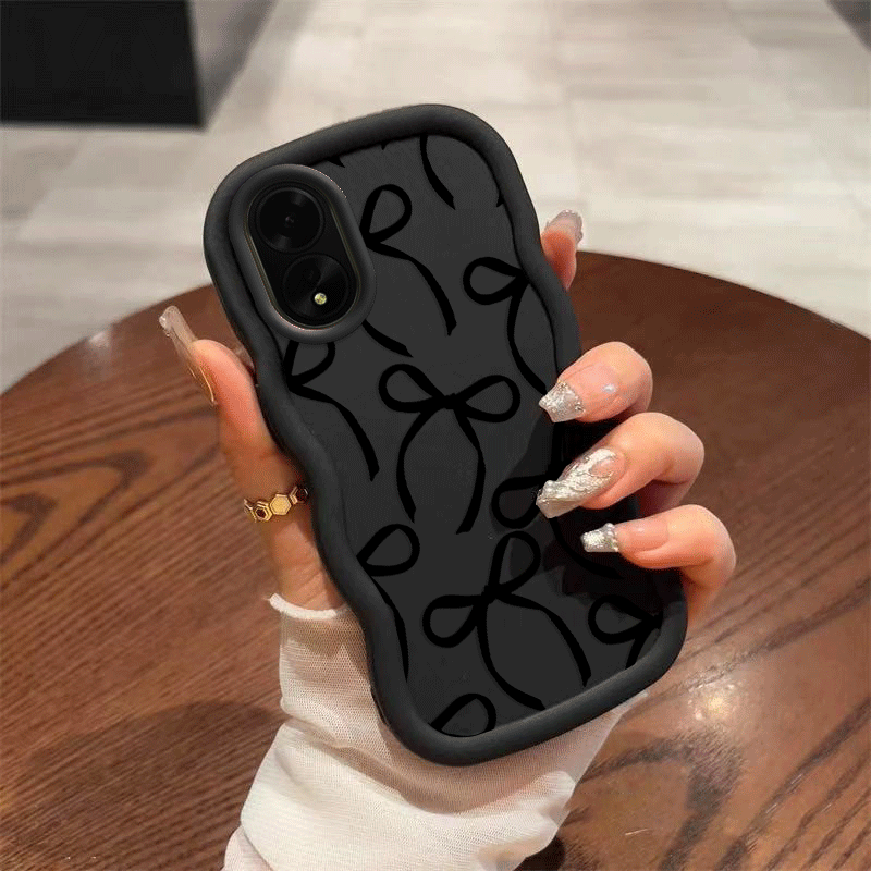 TEMU Phone Case: Suitable For Oppo A1/a1x/a1 Pro/a2x/a2m/a18/a38/a58 4g/a58x/a59/a78 4g/a78 5g/a98/f23/reno8 T 5g, Shockproof And Durable Bow Phone