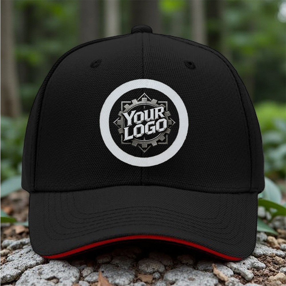 TEMU Custom (chhh) Baseball Caps, Personalized Text/logos Printed - Adjustable Unisex Design, Breathable And Lightweight, Suitable For Group
