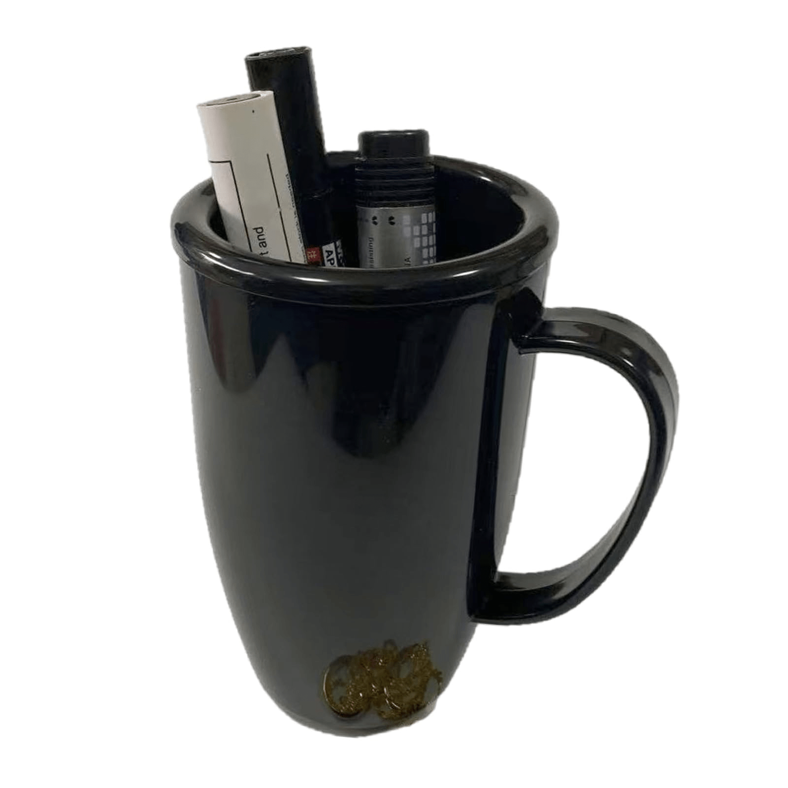 TEMU Bouteille d' d'extérieur avec boîte de rangement - Tasse à café isolée anti-fuite avec compartiment de sécurité de diversion
