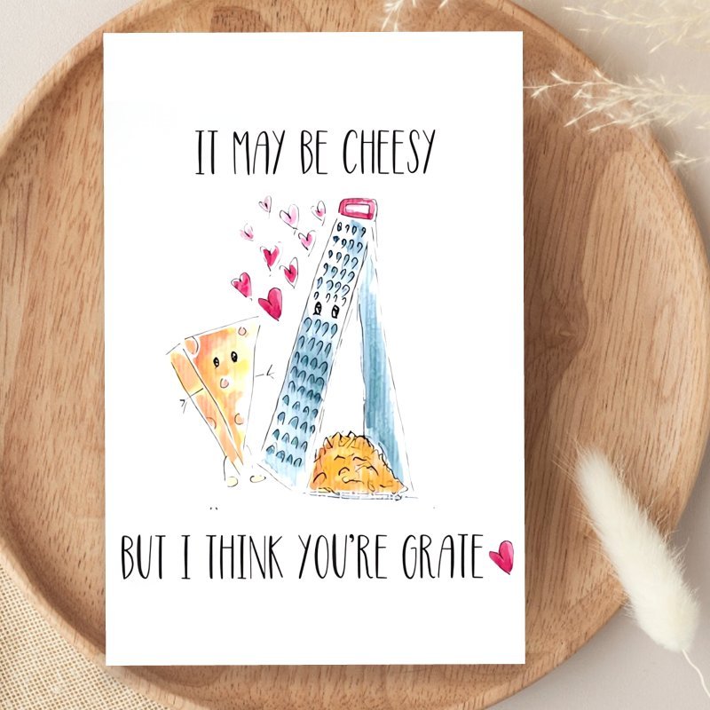 

1pc Funny Pun Valentine's Day Love Card - Unique Gift For Women, Men, Husband, Wife, Boyfriend, Girlfriend - Ideal For Christmas, Anniversary, Birthday & Good Luck Celebrations