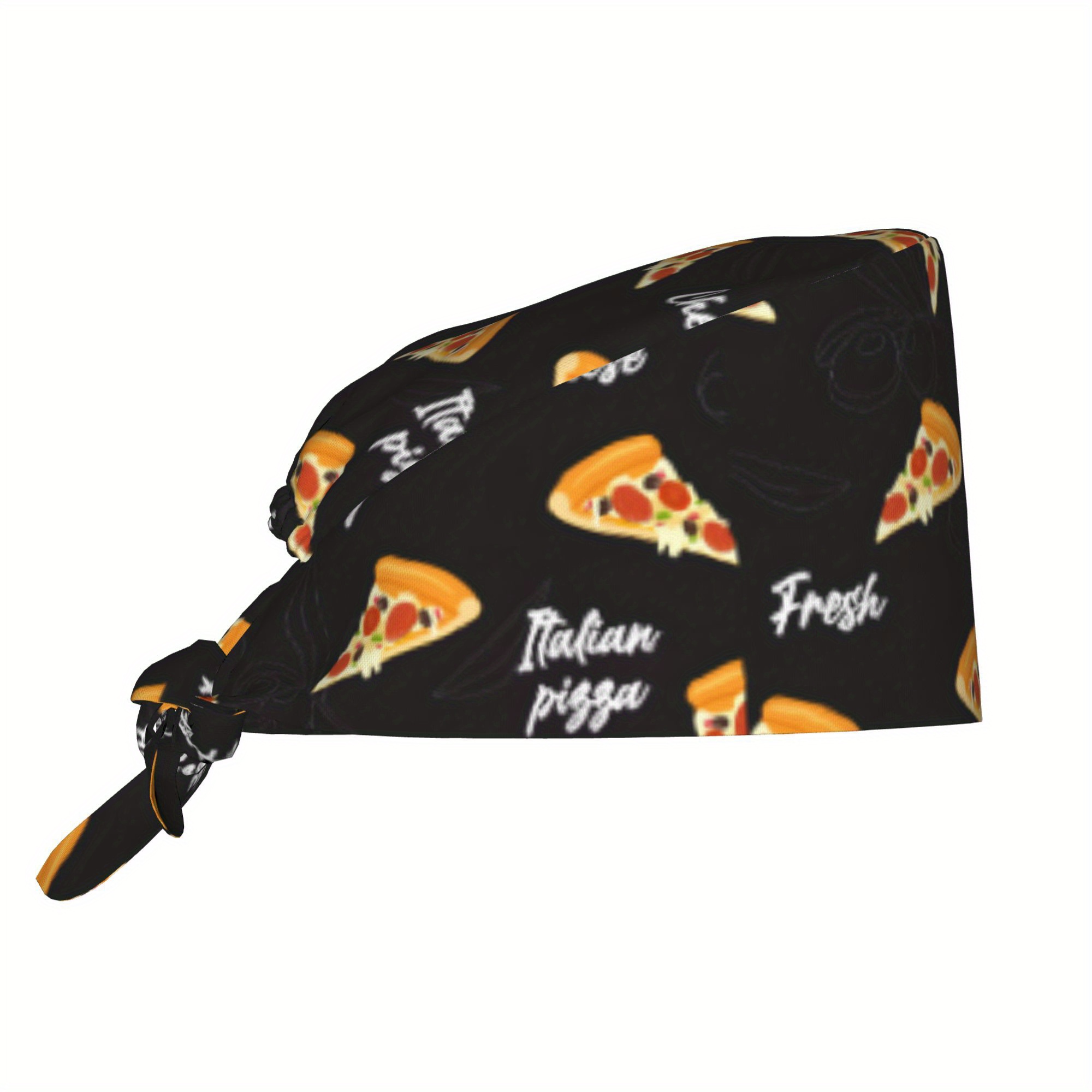 TEMU Un Gorro de Chef para Hombres y Mujeres, con una Banda Elástica Ajustable. Gorro de Cocina Profesional se con Poliéster , lo que lo Reutilizable