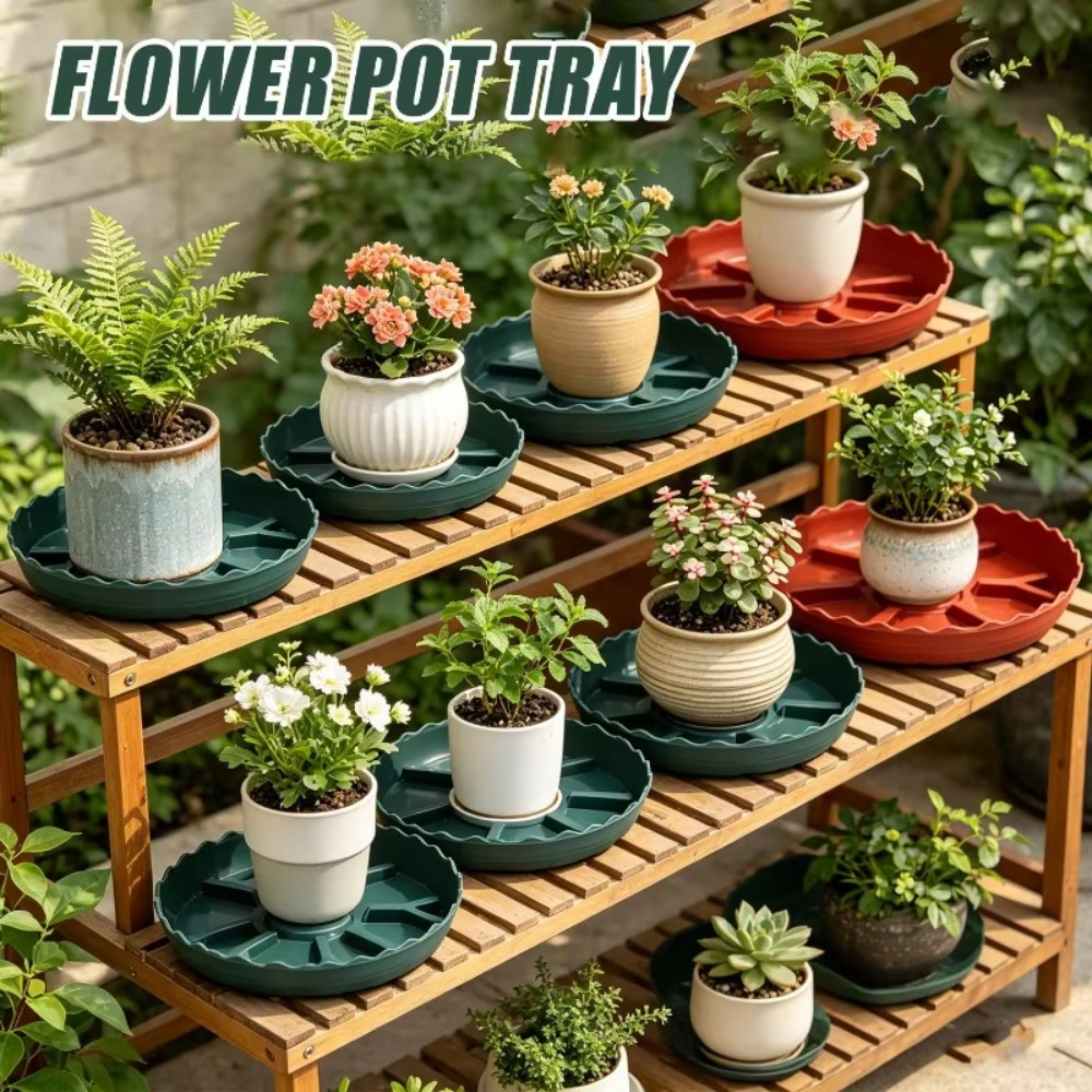 round planter pots Slanted Rim Modern Round Pot main image 1