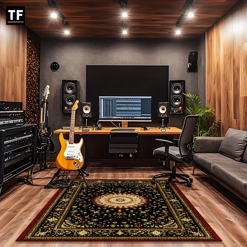 YUANZHOU Drum Rug Drum Mat Soundproof Mat 160CM*120CM,D