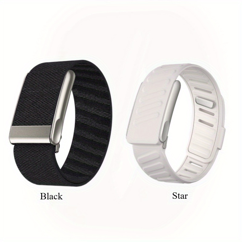 2 pièces Bracelet Réglable en Silicone Liquide/Nylon pour Whoop 5.0, Style Mixte - Polyvalent Fitness/Natation/Extérieur/Décontracté, Accessoire Sport & Loisir Unisexe