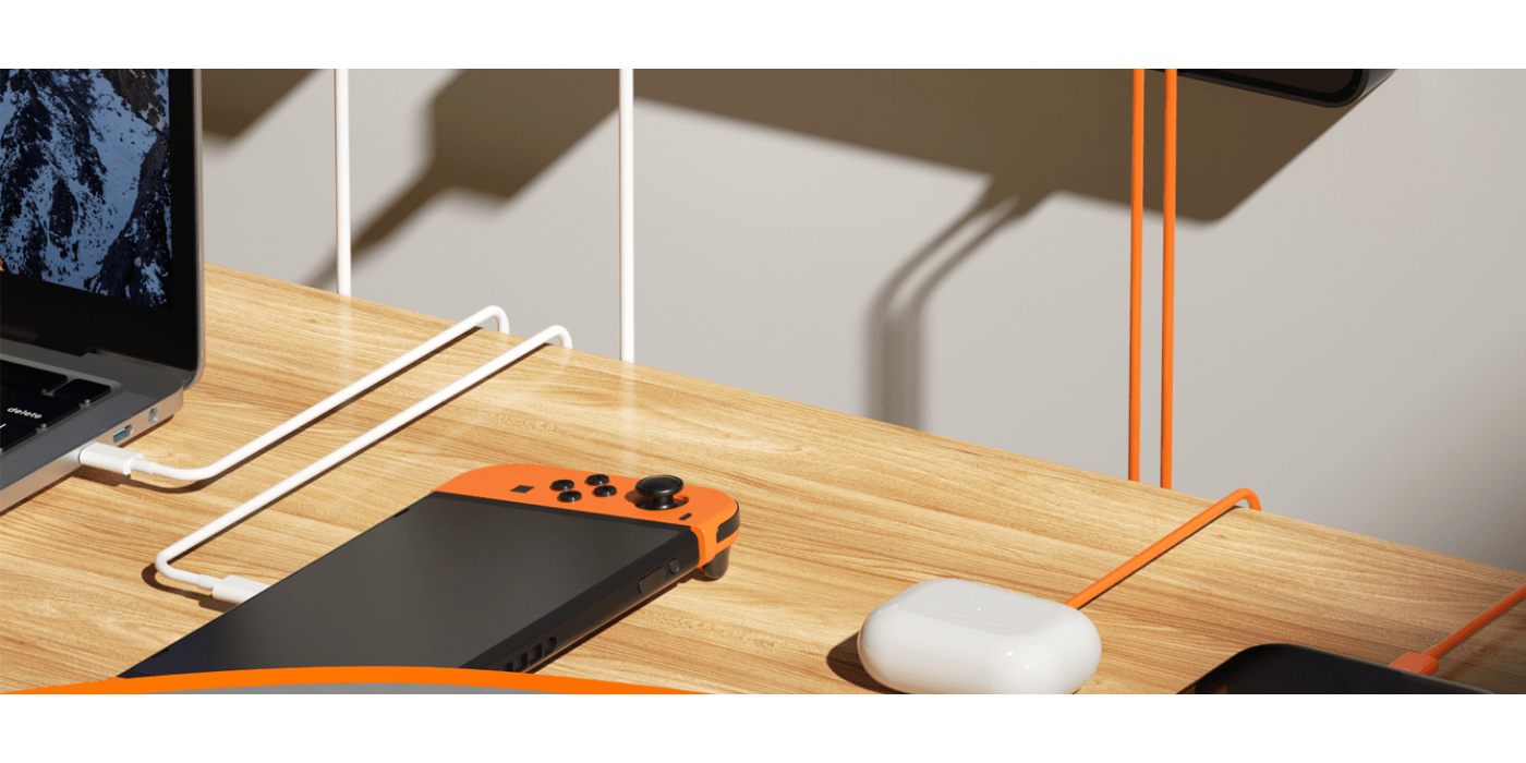 HEYMYTH Power Board Individual Switch - 3250W Power Strip with 5 AC Outlets, 2 USB A and 4 USB C, Powerboard 1.8m Extension Cord for Home and Office, Overload Protection (Black)