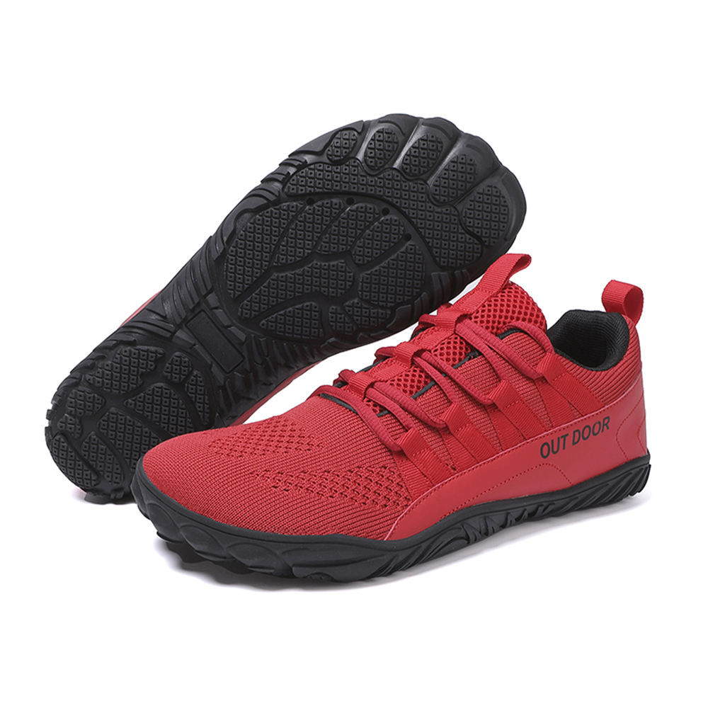 TEMU Men's Wide Toe -top & Outdoor Sneakers - Breathable Anti-slip Rubber Sole, Wear-resistant Sole Suitable For Camping, Mountain Climbing, Daily
